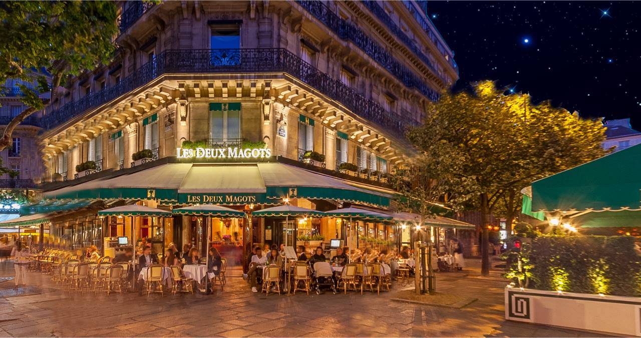 Les Deux Magots Le spots des intellos