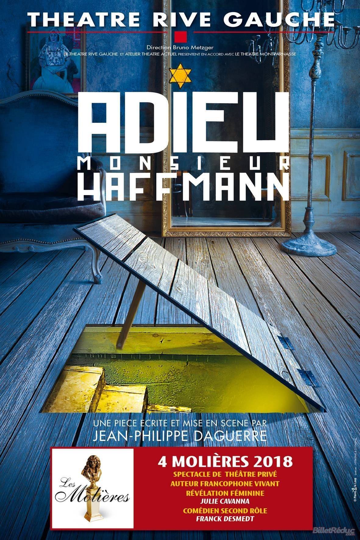 Théâtre Rive Gauche Adieu Monsieur Haffmann