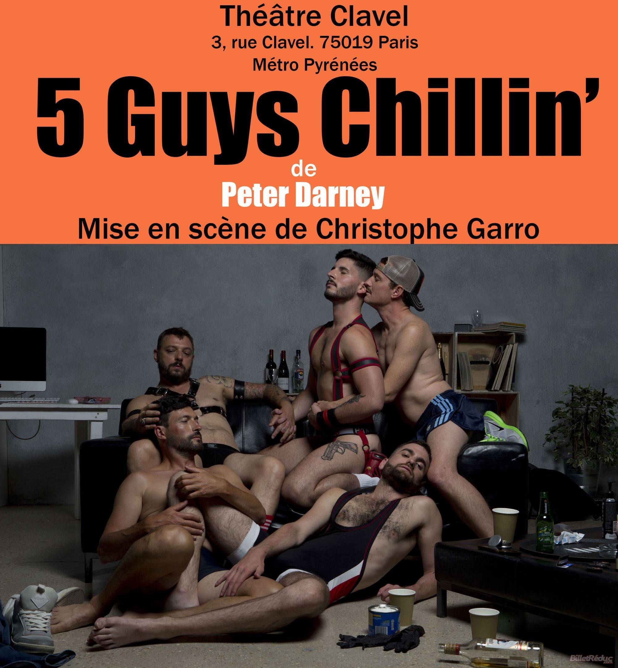 Théâtre Clavel 5 guys Chillin'